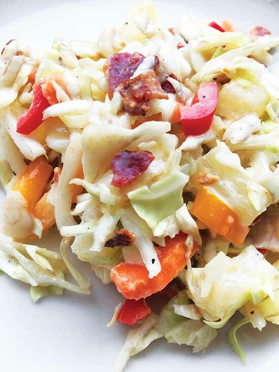 Pineapple Bacon Coleslaw
