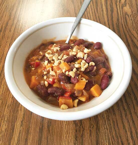 West African Red Bean & Sweet Potato Stew